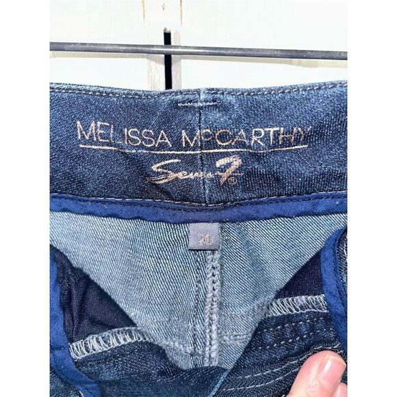Melissa McCarthy Seven7 Women's Bootcut Jeans Size 20 Blue High Rise - Picture 5 of 8